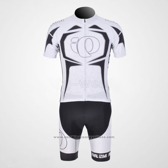 2011 Maillot Cyclisme Pearl Izumi Noir et Blanc Manches Courtes et Cuissard
